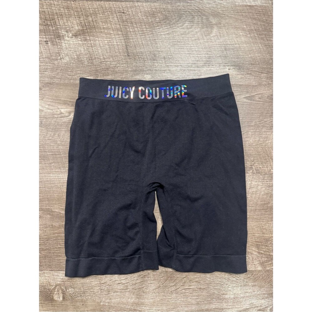 Juicy Couture Black Biker Shorts Size Large